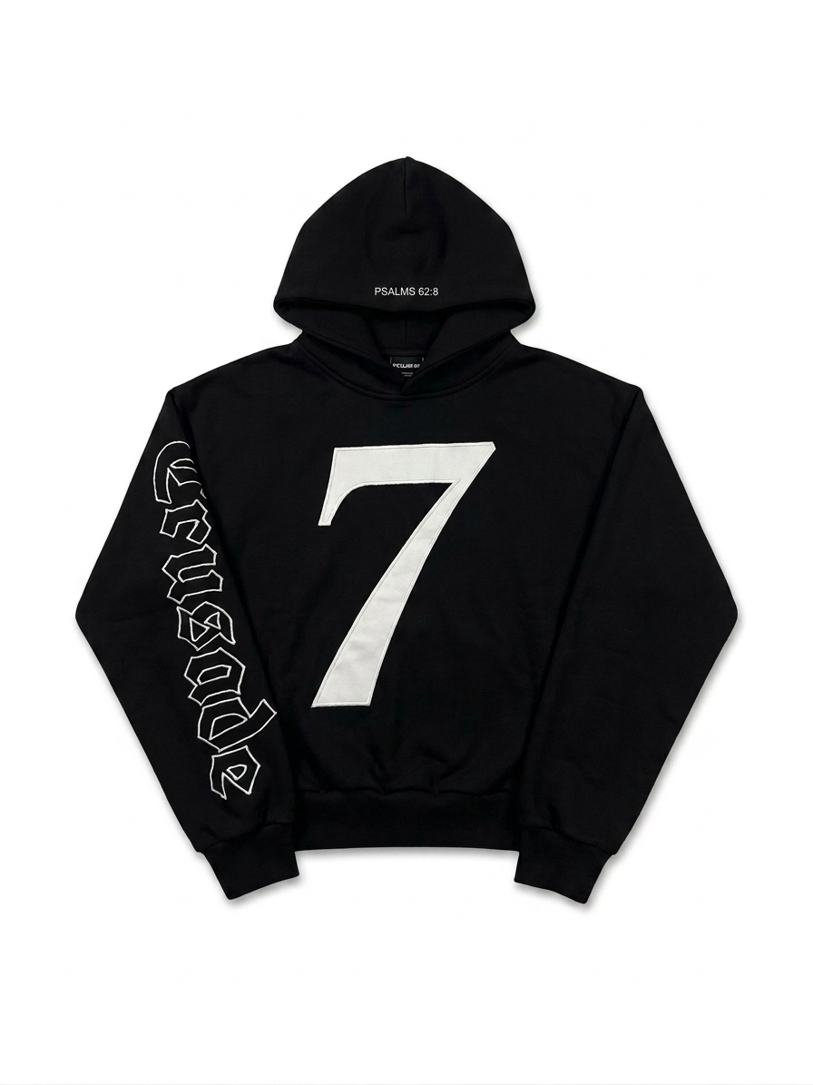 7 HOOD BLACK