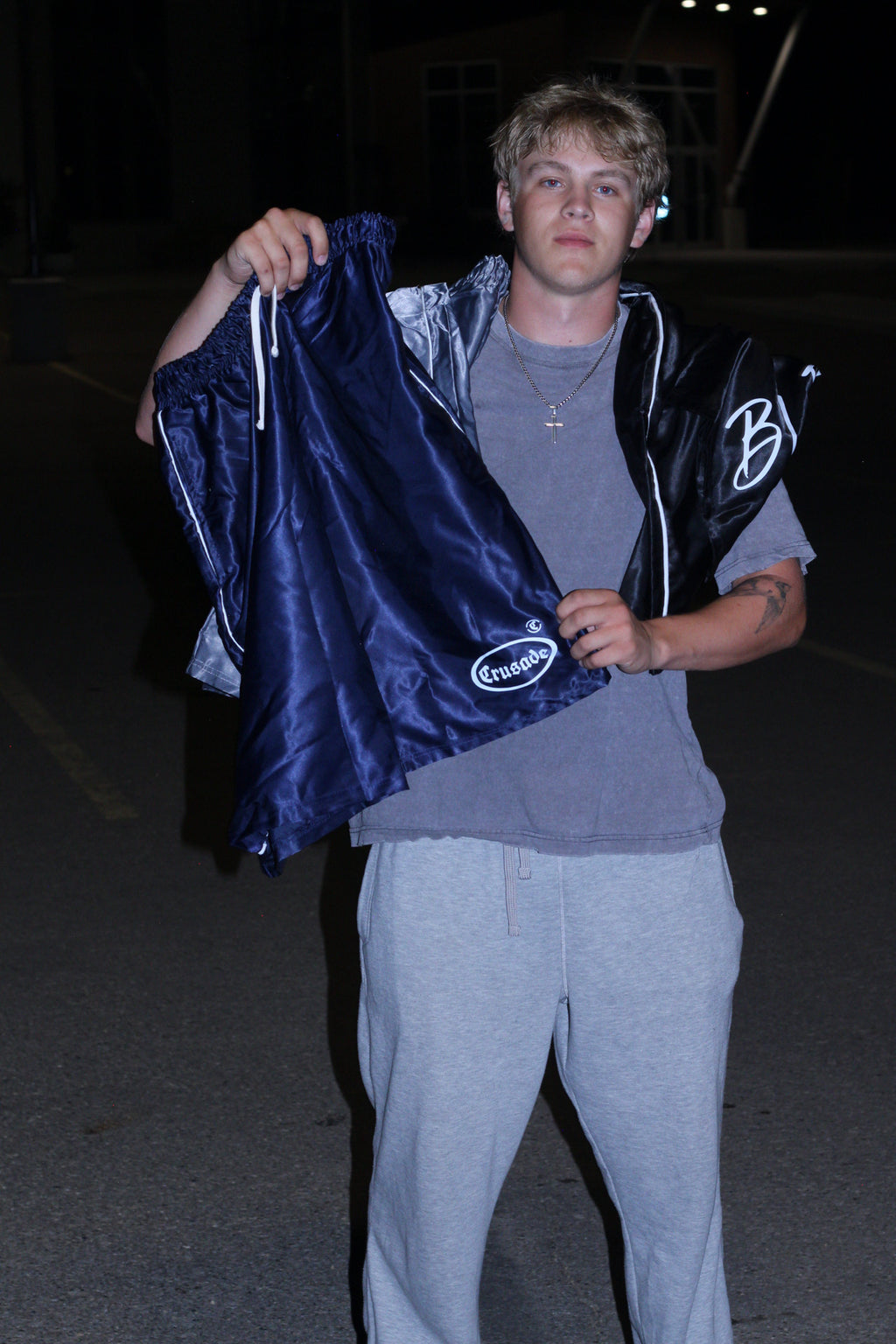 Navy BLESSED SHORT